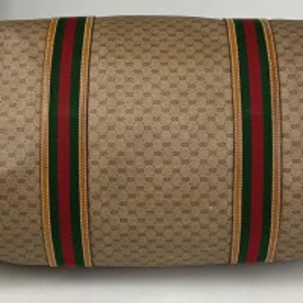 Gucci Boston Bag Canvas Brown ssima